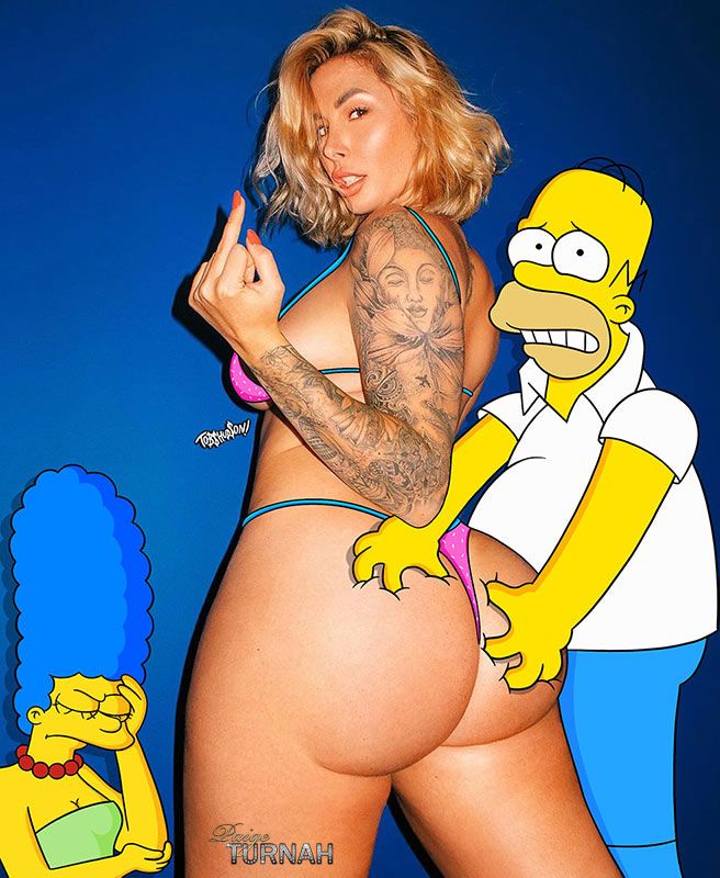 paige turnah simpsons art